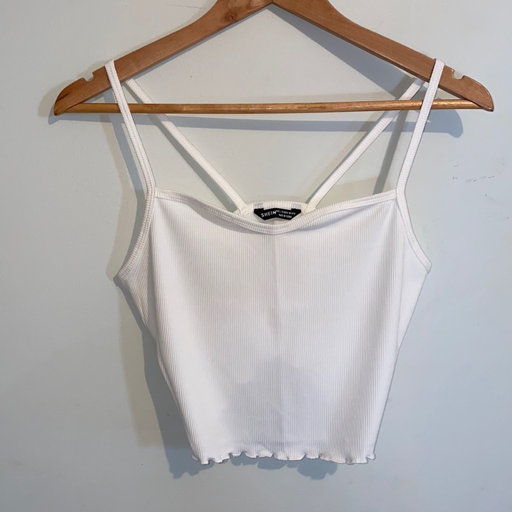 NEW Rib-knit Crop Cami Top